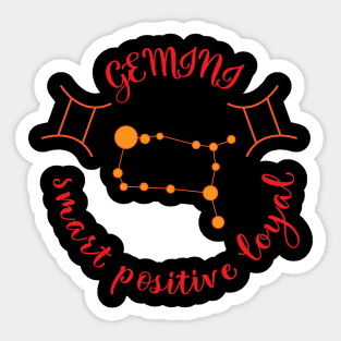 Gemini Smart Positive Loyal Sticker